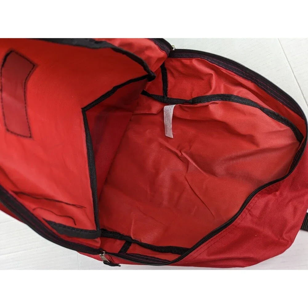 NWOT Adventure Trails Classic Lightweight Backpack Pocket Polyester Red